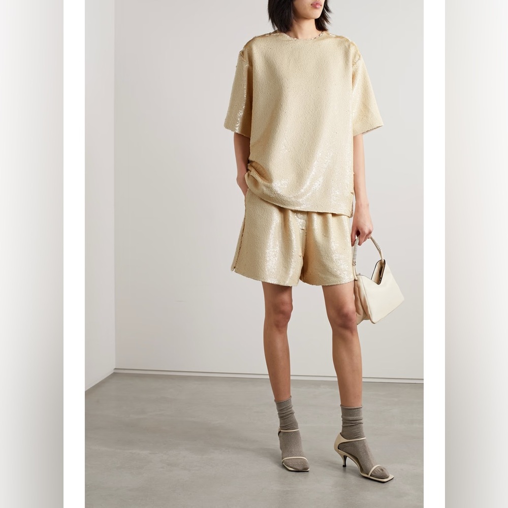 THE FRANKIE SHOP Jones Sequined T-Shirt